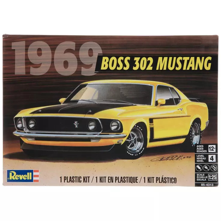 1969 Boss 302 Mustang Model Kit