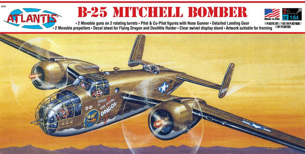 B-25 Mitchell Bomber Model Kit