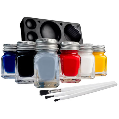 Primary Acrylic Paint Set - 10 Pieces